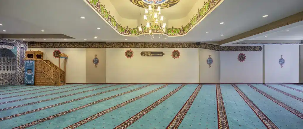 Ruime islamitische gebedsruimte in Selge Beach Resort & Spa halal hotel in Turkije