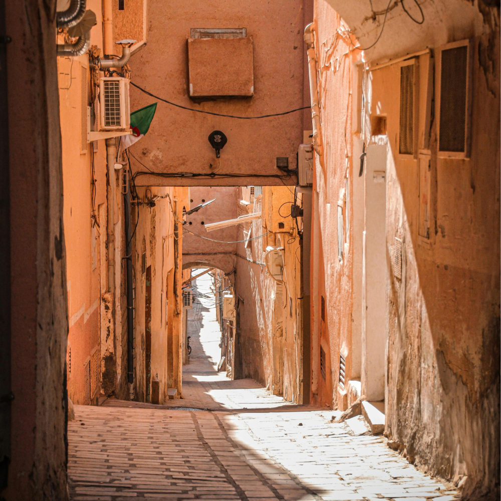 Historische straatjes in Ghardaïa, Algerije – traditionele architectuur en cultuur